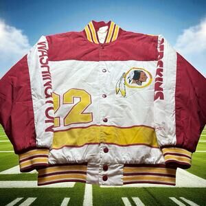 Vintage Traffic Washington Redskins 1980's Game Action Bomber XL Jacket